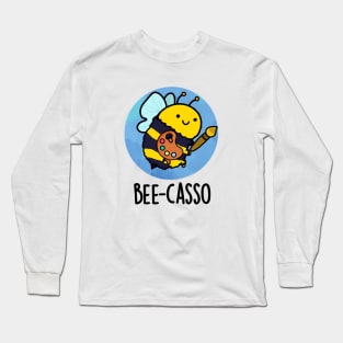 Bee-casso Cute Artist Bee Pun Long Sleeve T-Shirt